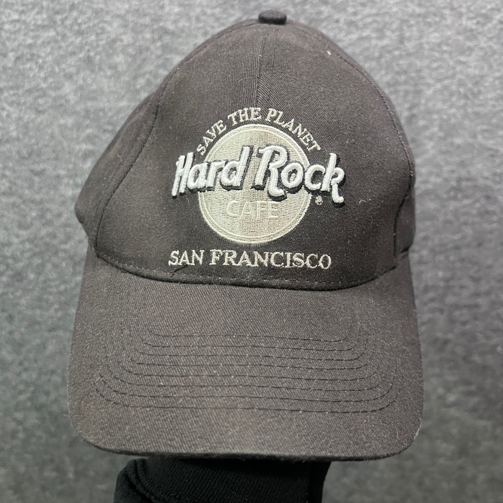 Hard Rock Cafe San Francisco Hat Black The‎ Game Save The Planet Baseball Cap